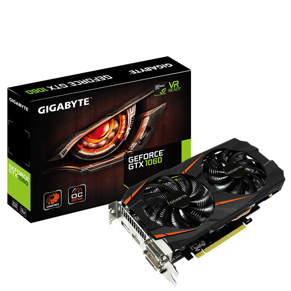 Gigabyte GTX 1060 3GB GDDR5 WINDFORCE OC